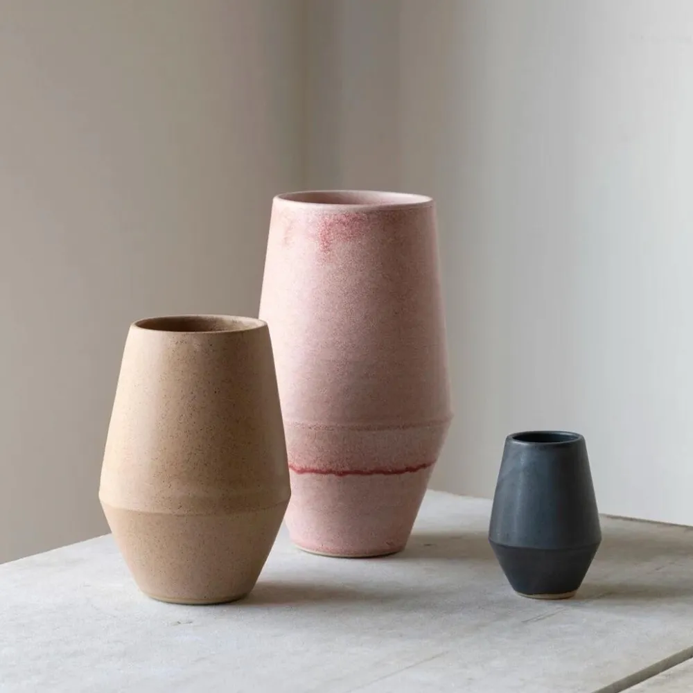 Julie Damhus Studio Oda Vase Blå Lille^ Vaser|Keramik & Porcelæn