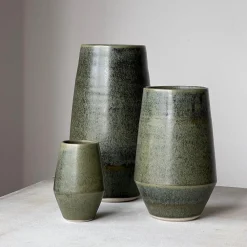 Julie Damhus Studio Oda Vase Medium Grøn^ Andet Boligtilbehør|Vaser