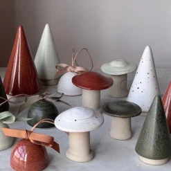 Julie Damhus Studio Svamp Flat White (Lille, Mellem, Stor)^ Julepynt|Juleborddækning