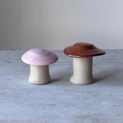 Julie Damhus Studio Svamp Pink (Lille, Mellem, Stor)^ Julepynt|Keramik & Porcelæn