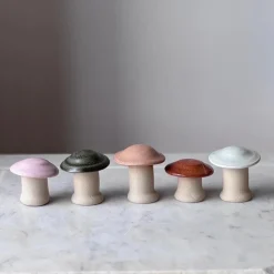 Julie Damhus Studio Svamp Pink (Lille, Mellem, Stor)^ Julepynt|Keramik & Porcelæn