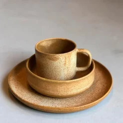 Julie Damhus Studio Toto Tallerken Lille Brun^ Køkken|Keramik & Porcelæn