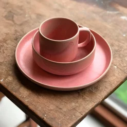 Julie Damhus Studio Toto Tallerken Mellem Rosa^ Køkken|Keramik & Porcelæn