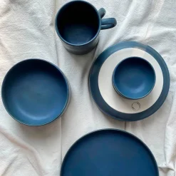 Julie Damhus Studio Toto Tallerken Lille Blå^ Køkken|Keramik & Porcelæn