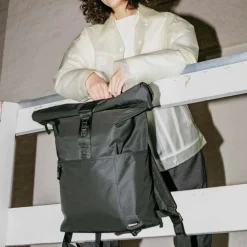 Kintobe ROY Roll-Top Bag Jet Black^Dame Accessories|Accessories