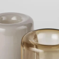 Kristina Dam Studio Opal Vase Large Brown Topaz^ Andet Boligtilbehør|Vaser