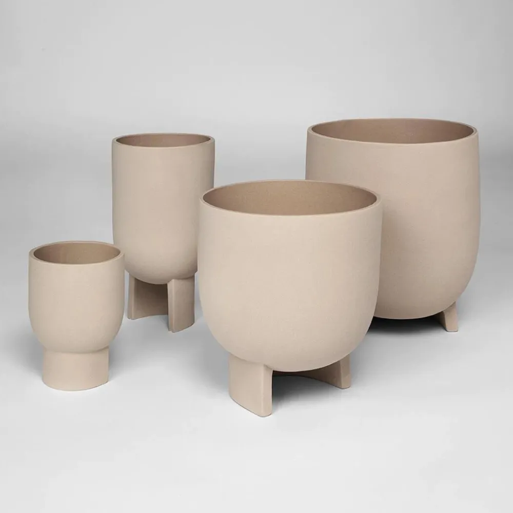 Kristina Dam Studio Serene Flowerpot Small Sand^ Andet Boligtilbehør|Vaser