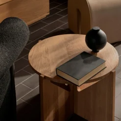 Kristina Dam Studio Kristina Dam Wooden Sphere Bowl Black^ Æsker|Skåle & Bakker