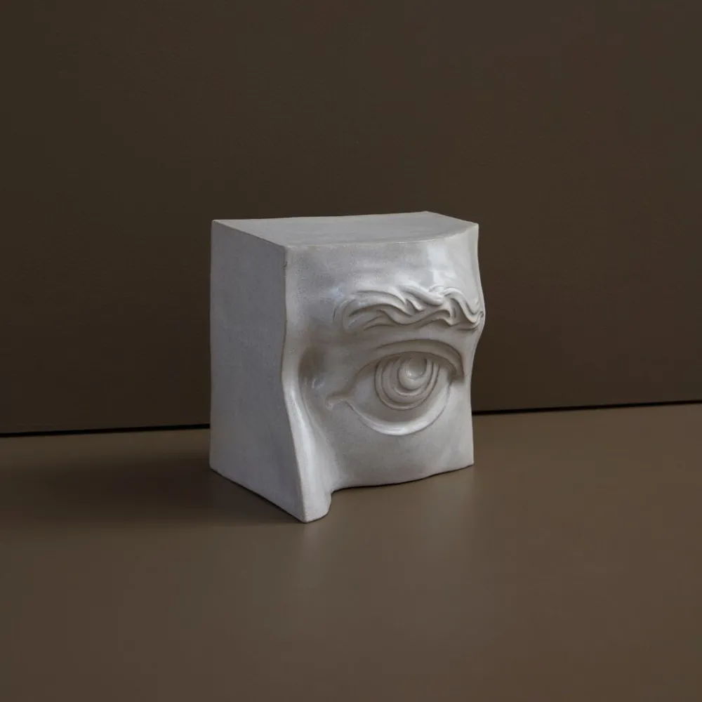 Laoru Laoru Bookend Left Eye Antique White^ Andet Boligtilbehør|Keramik & Porcelæn