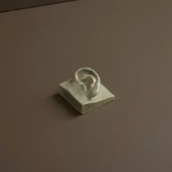 Laoru Laoru Left Ear Relief Crystal Green^ Keramik & Porcelæn