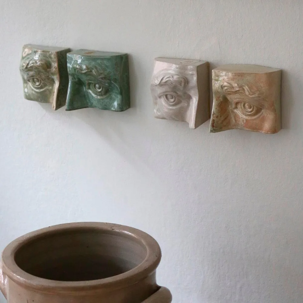 Laoru Laoru Left Eye Relief Copper Green^ Keramik & Porcelæn