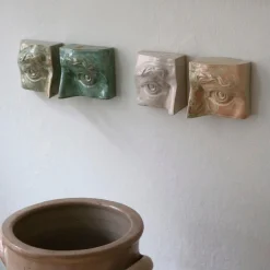 Laoru Laoru Left Eye Relief Antique White^ Keramik & Porcelæn