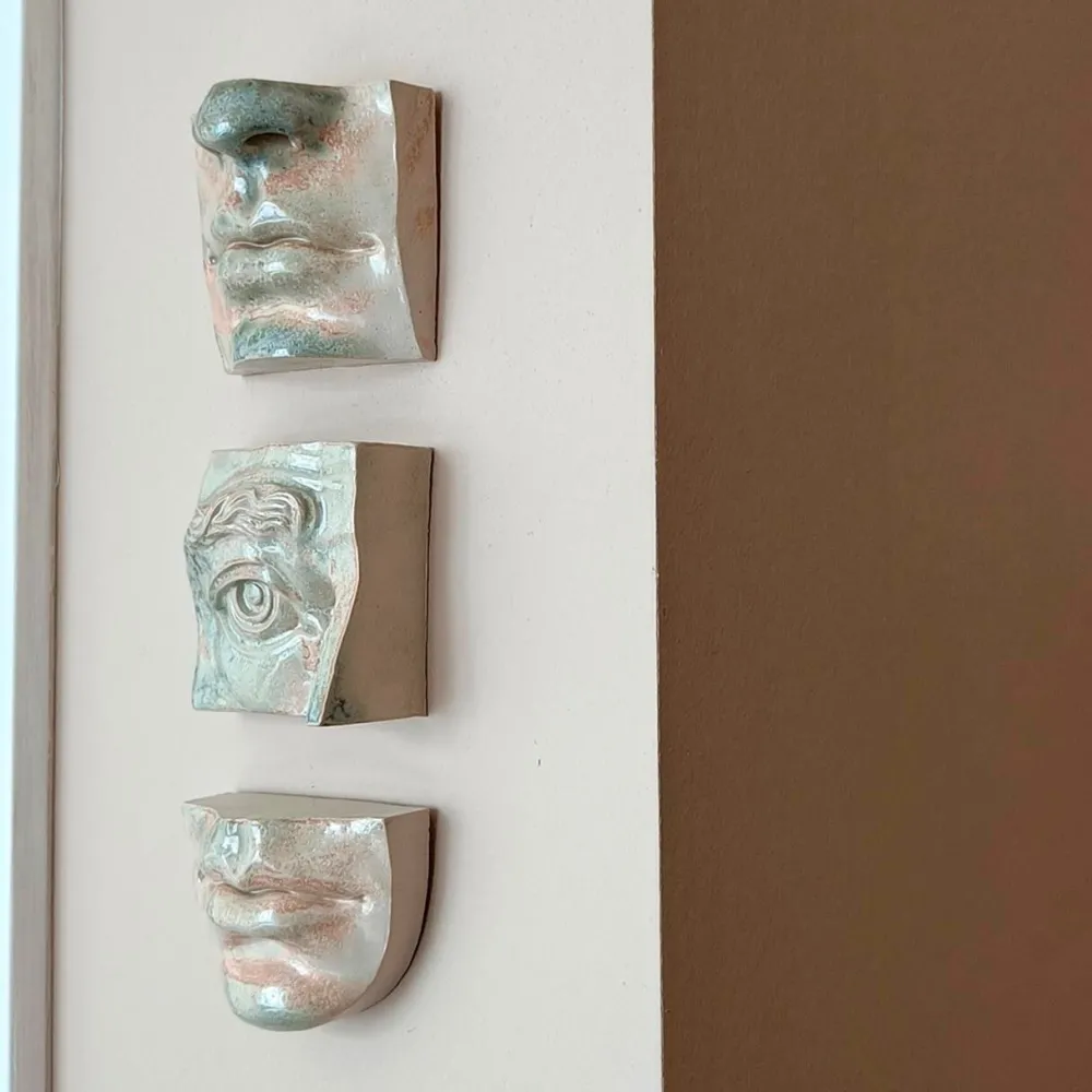 Laoru Laoru Mouth I Relief Antique White^ Keramik & Porcelæn