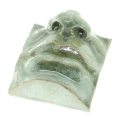 Laoru Laoru Mouth II Relief Copper Green^ Keramik & Porcelæn