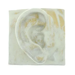 Laoru Laoru Right Ear Relief Antique White^ Keramik & Porcelæn