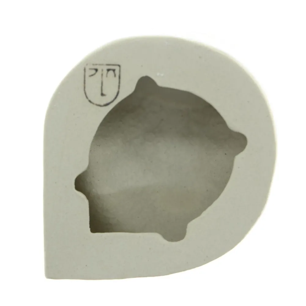 Laoru Laoru Rounded Eye Left Relief Crystal Green^ Keramik & Porcelæn