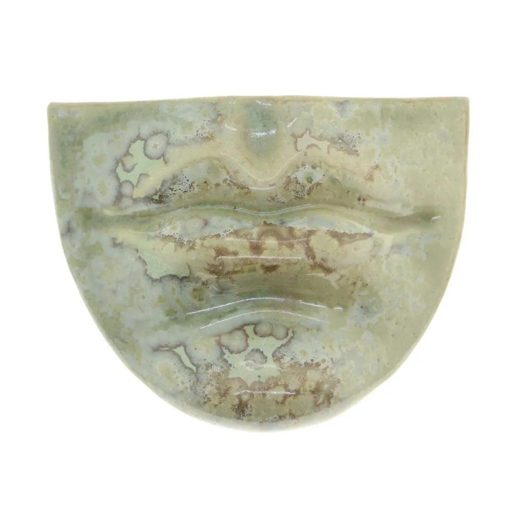 Laoru Laoru Small Mouth I Relief Crystal Green^ Keramik & Porcelæn