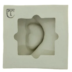 Laoru Laoru Square Ear Left Relief Warm Sand^ Andet Boligtilbehør|Keramik & Porcelæn