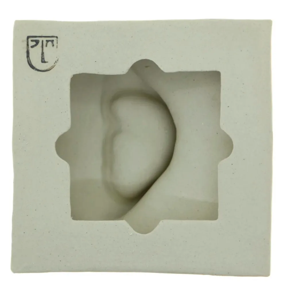 Laoru Laoru Square Ear Left Relief Warm Sand^ Andet Boligtilbehør|Keramik & Porcelæn