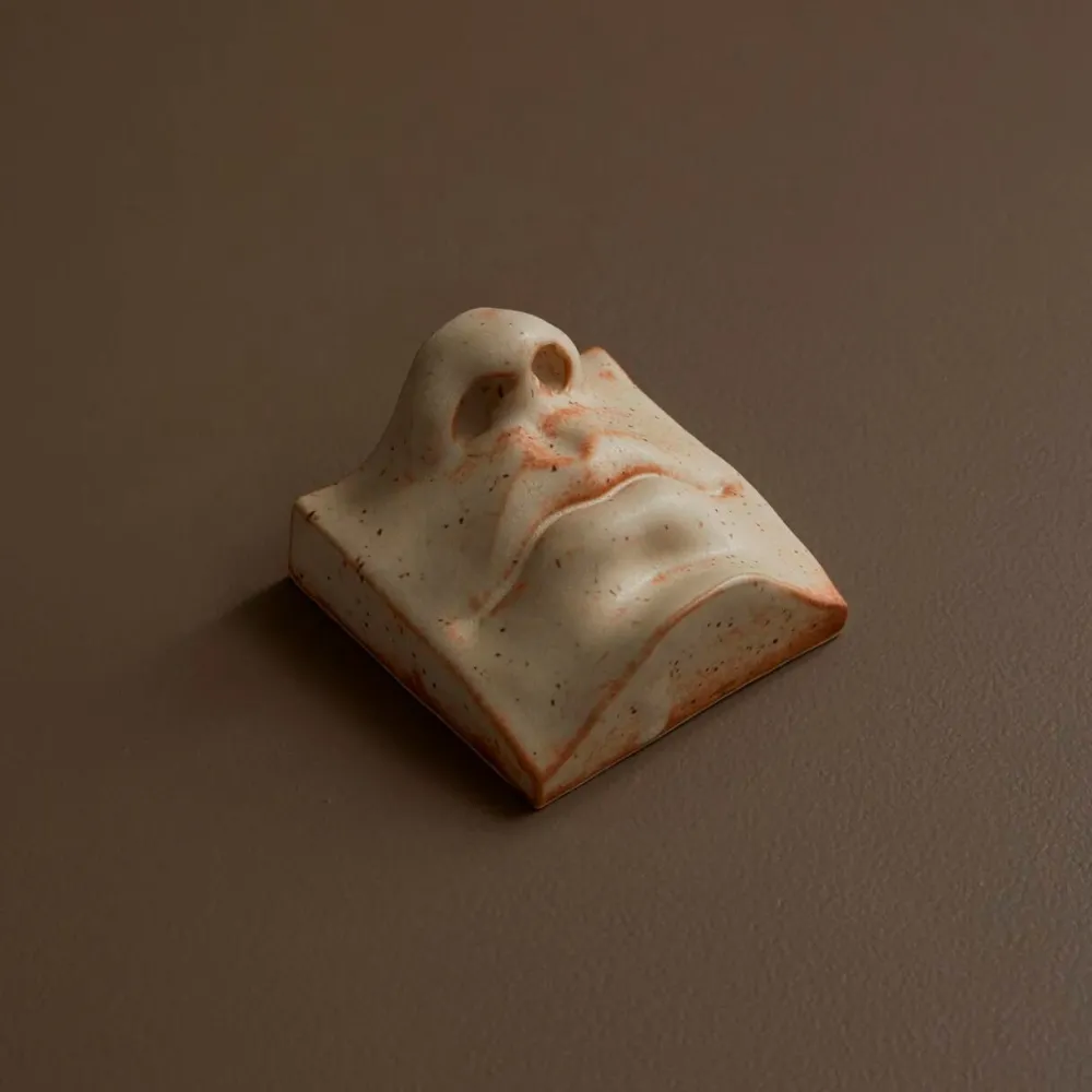 Laoru Laoru Square Mouth I Relief Warm Sand^ Andet Boligtilbehør|Keramik & Porcelæn