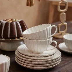 Lene Bjerre Design Camille Saucer Off White^ Køkken