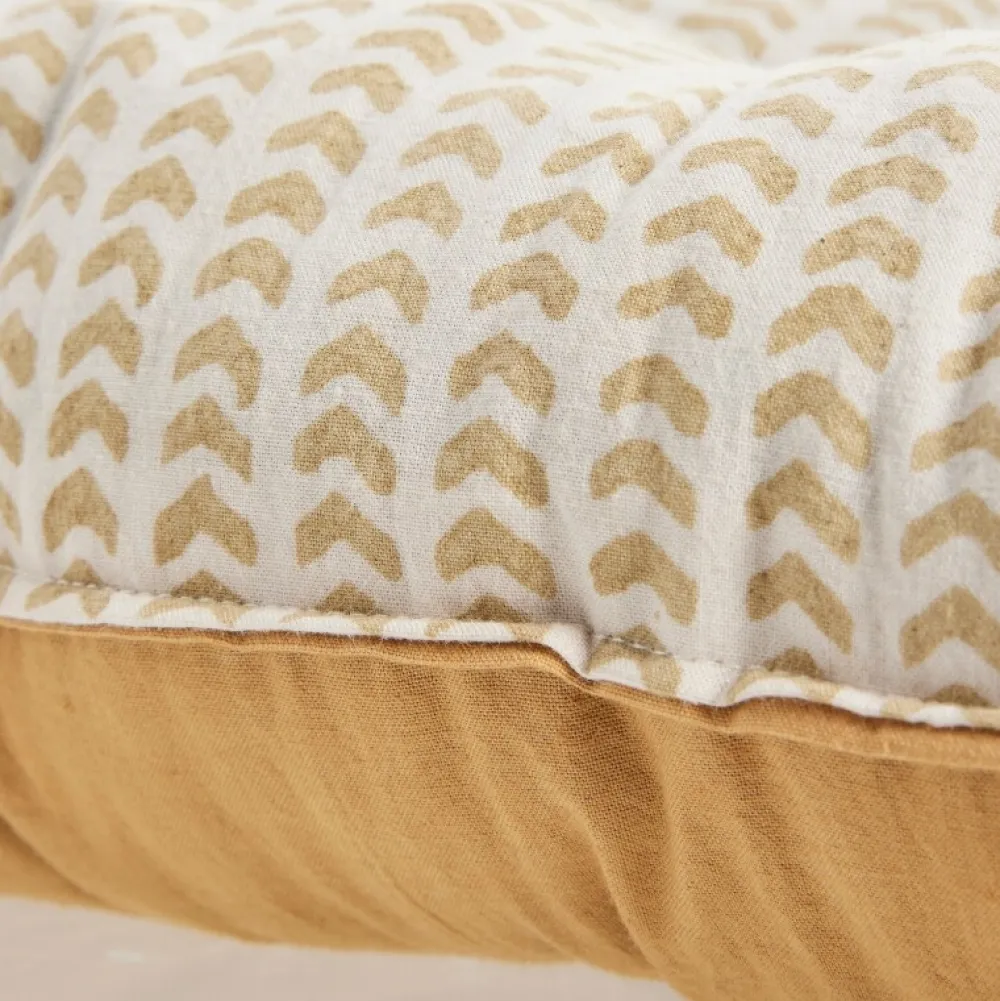Lene Bjerre Design Ivenne Mattress Ochre/Linen Large^ Udendørs