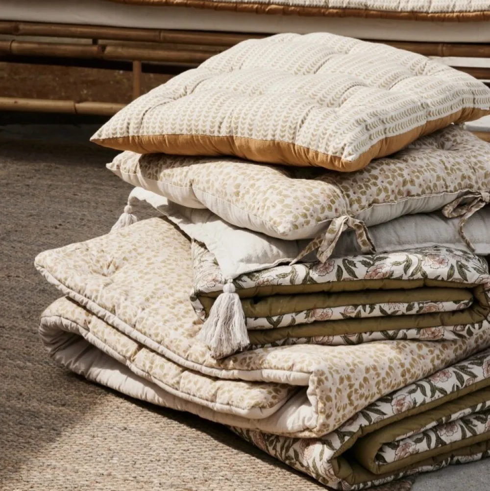 Lene Bjerre Design Ivillia Mattress Ochre/Rose Dust Large^ Udendørs