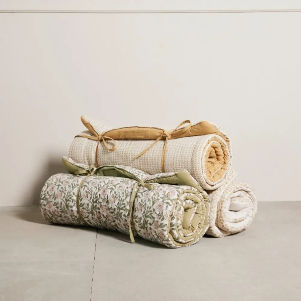 Lene Bjerre Design Ivillia Mattress Ochre/Rose Dust Large^ Udendørs