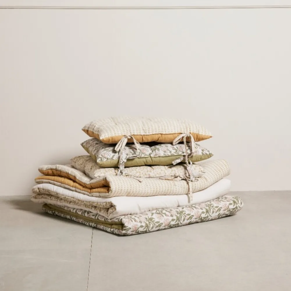 Lene Bjerre Design Ivy Mattress Sage Green/Rose Large^ Udendørs