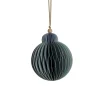 Lene Bjerre Design Paline Ornament Green/Silver No. 2^ Juletræspynt|Julepynt