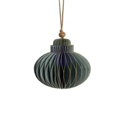 Lene Bjerre Design Paline Ornament Green/Silver No. 1^ Juletræspynt|Julepynt