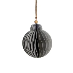 Lene Bjerre Design Paline Ornament Light Grey/Silver No. 2^ Juletræspynt|Julepynt