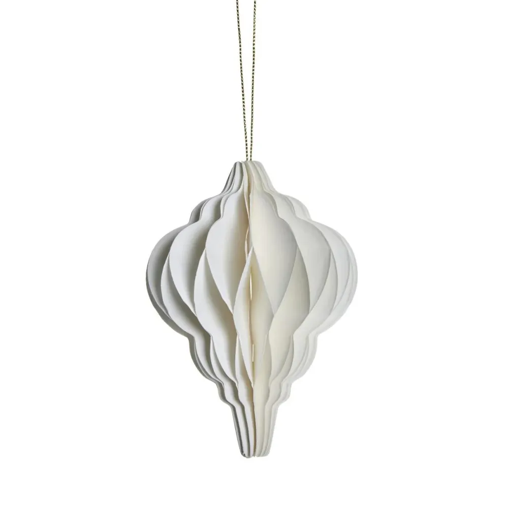 Lene Bjerre Design Poelle Ornament Off White No. 1^ Juletræspynt|Julepynt