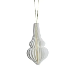 Lene Bjerre Design Poelle Ornament Off White No. 2^ Juletræspynt|Julepynt