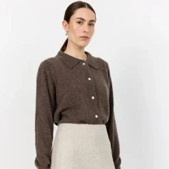 Leveté Room Eloise 12 Pullover Brown^Dame Overdele