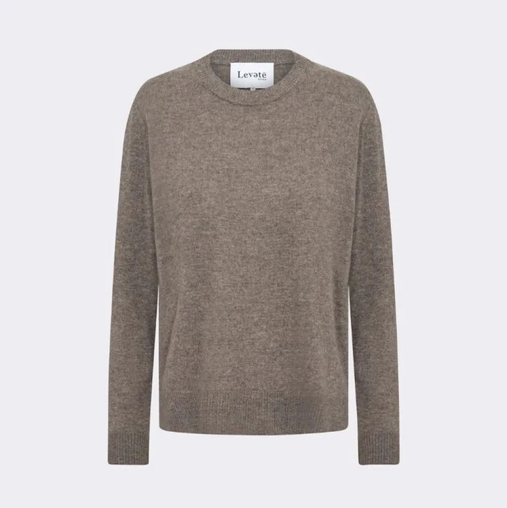 Leveté Room Eloise 2 Strik Brun^Dame Overdele