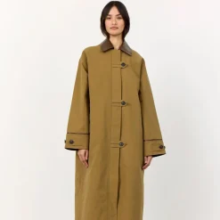 Leveté Room Maggie 2 Coat Dark Green^Dame Overtøj