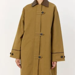 Leveté Room Maggie 2 Coat Dark Green^Dame Overtøj