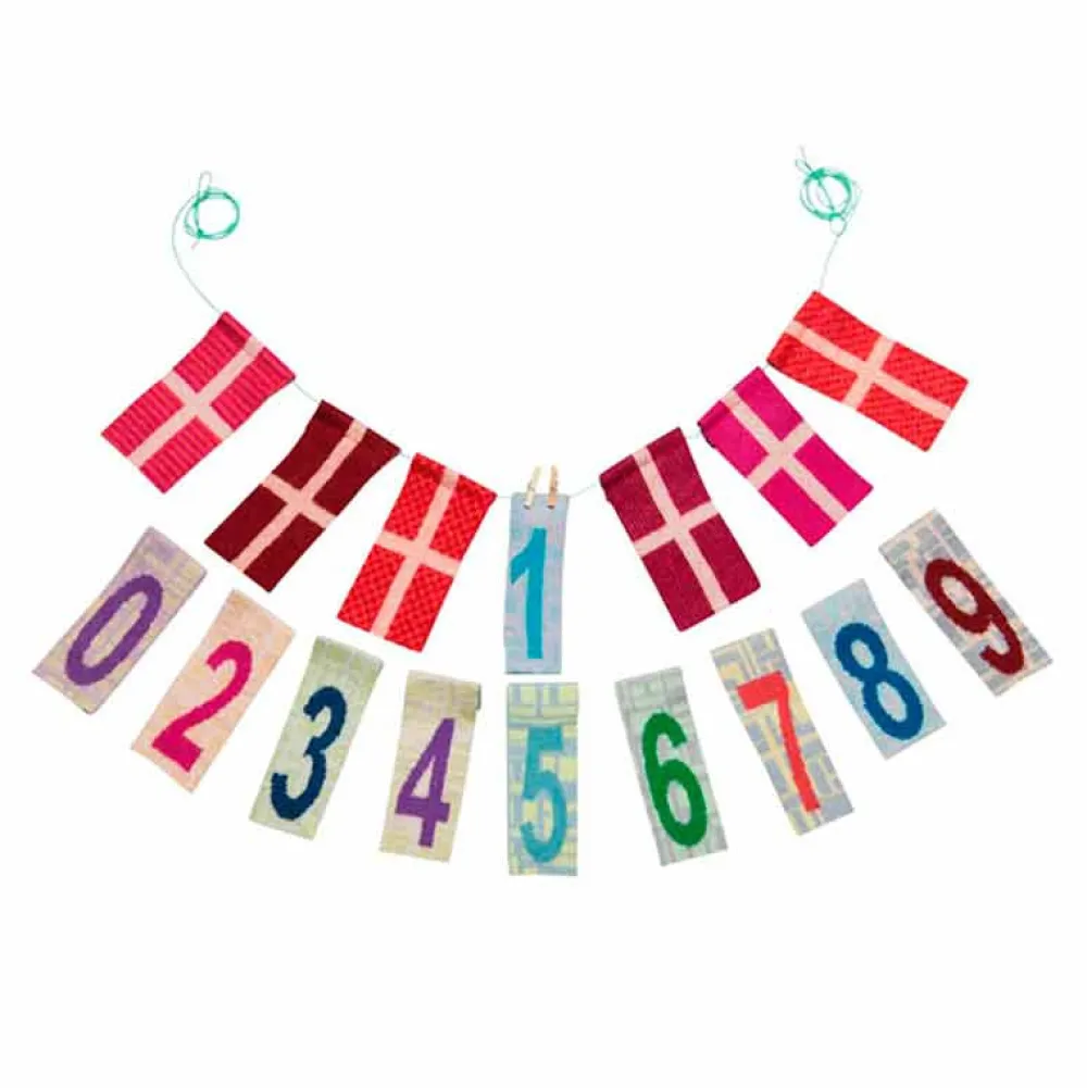 Linedyr Fødselsdagsranke^Børn Børneværelse|Dekoration