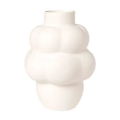 Louise Roe Balloon Vase 04 Ceramic Raw White^ Vaser|Keramik & Porcelæn