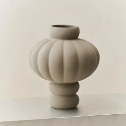 Louise Roe Balloon Vase 03 Sanded Grey^ Vaser|Keramik & Porcelæn