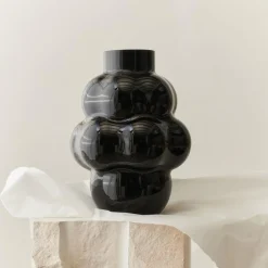 Louise Roe Balloon Vase 04 Black^ Stue|Andet Boligtilbehør