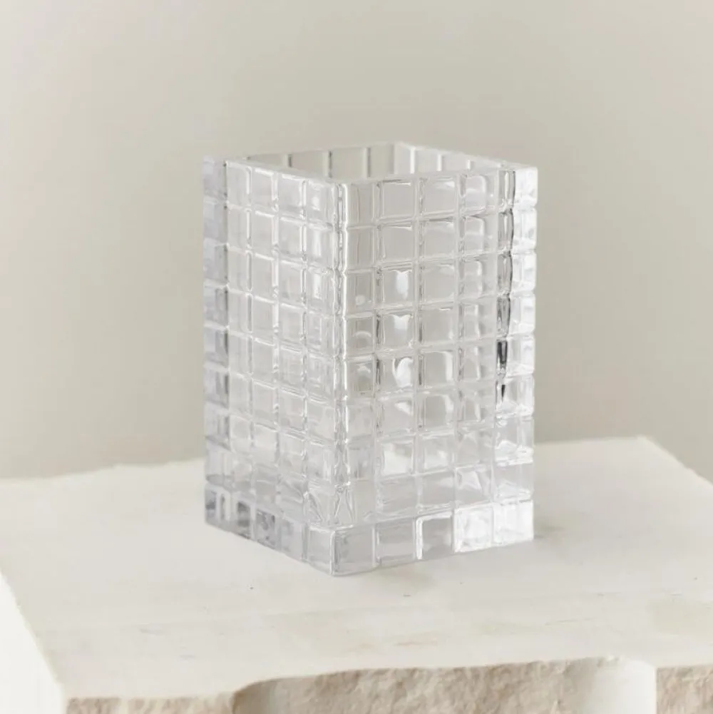 Louise Roe City Light 3 Clear^ Lysestager