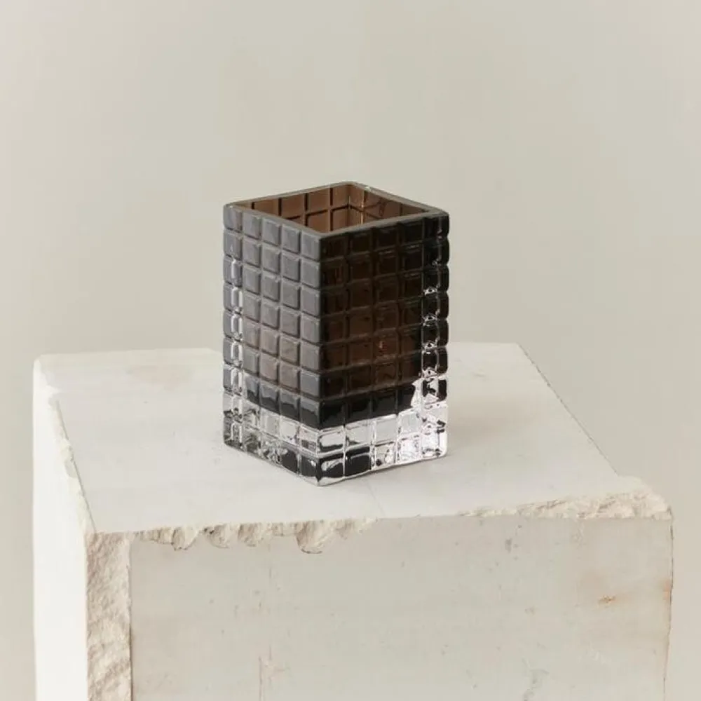 Louise Roe City Light 3 Smoke^ Lysestager