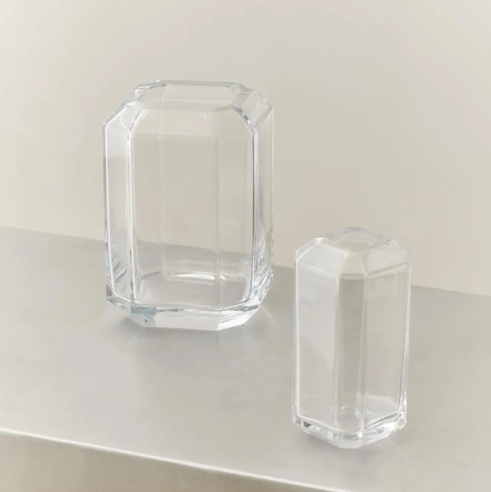 Louise Roe Jewel Vase Clear Medium^ Vaser