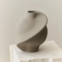Louise Roe Pirout Vase 02 Sanded Grey^ Andet Boligtilbehør|Vaser
