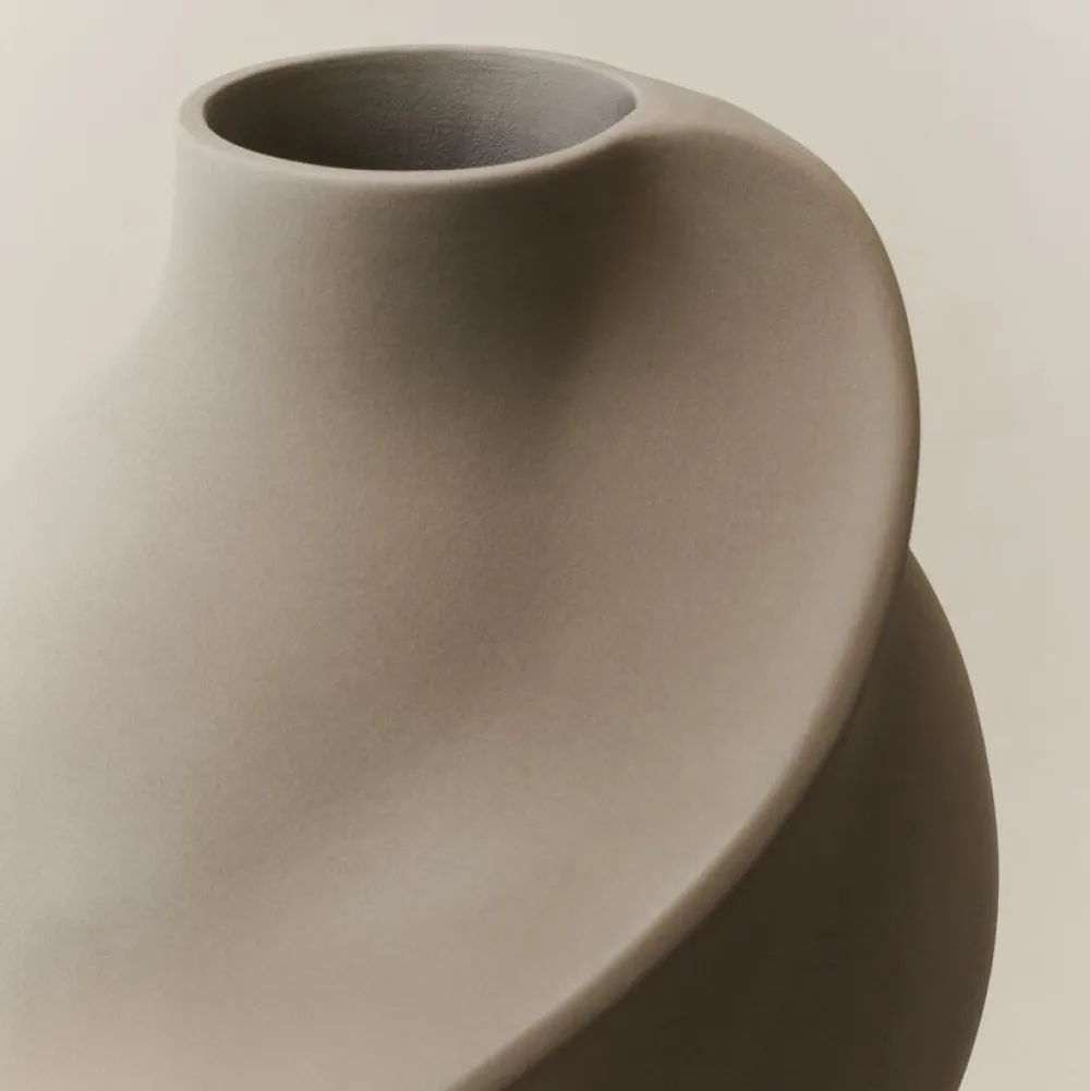 Louise Roe Pirout Vase 02 Sanded Grey^ Andet Boligtilbehør|Vaser