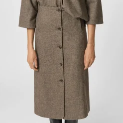 Lovechild 1979 Reyna Skirt Beige Houndstooth^Dame Underdele