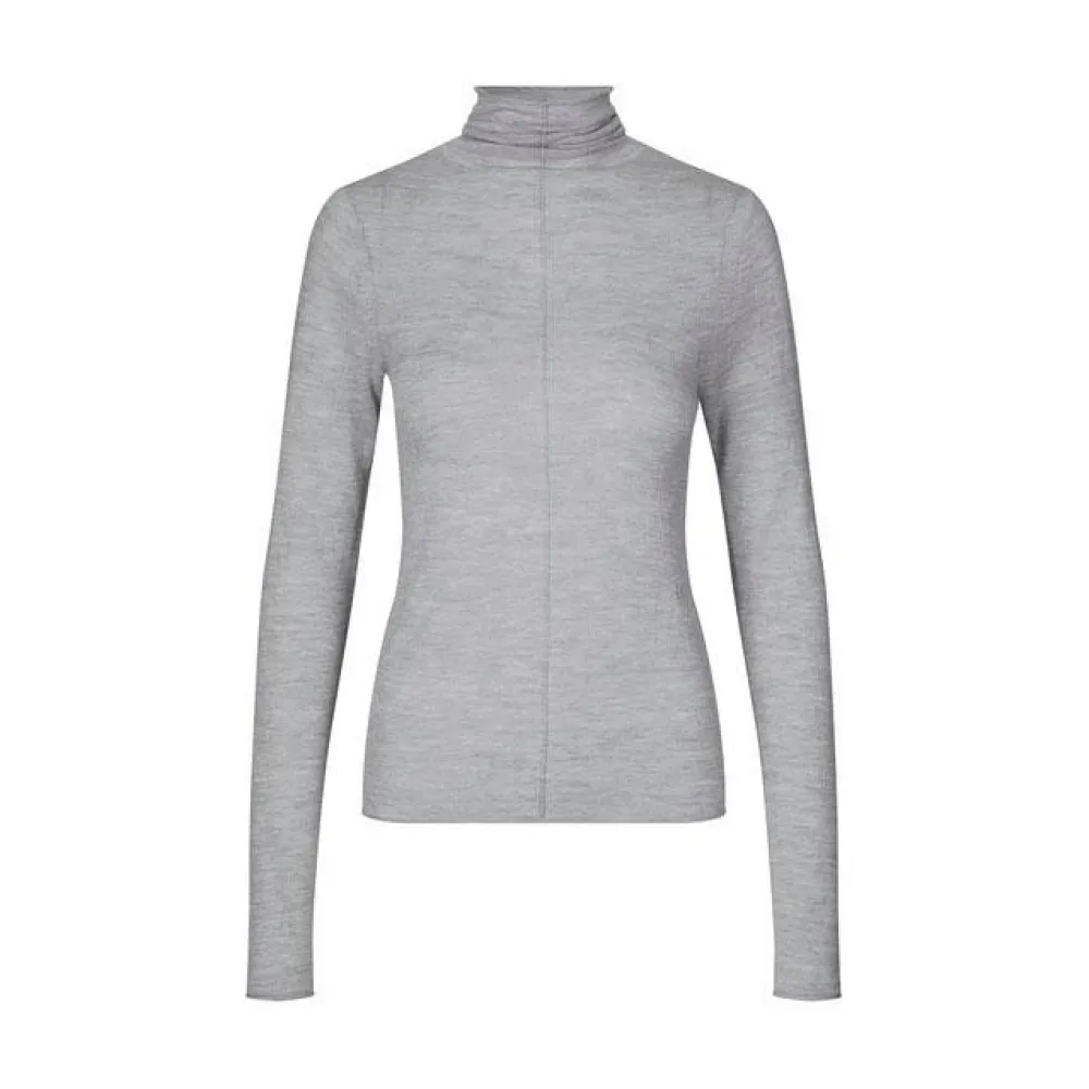 Lovechild 1979 Tove Turtleneck Grey Melange^Dame Overdele