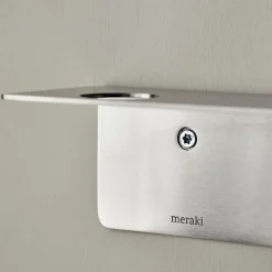 Meraki Bottle Hanger With Hooks Brushed Silver^ Badeværelse